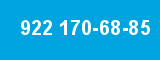 922 170-68-85